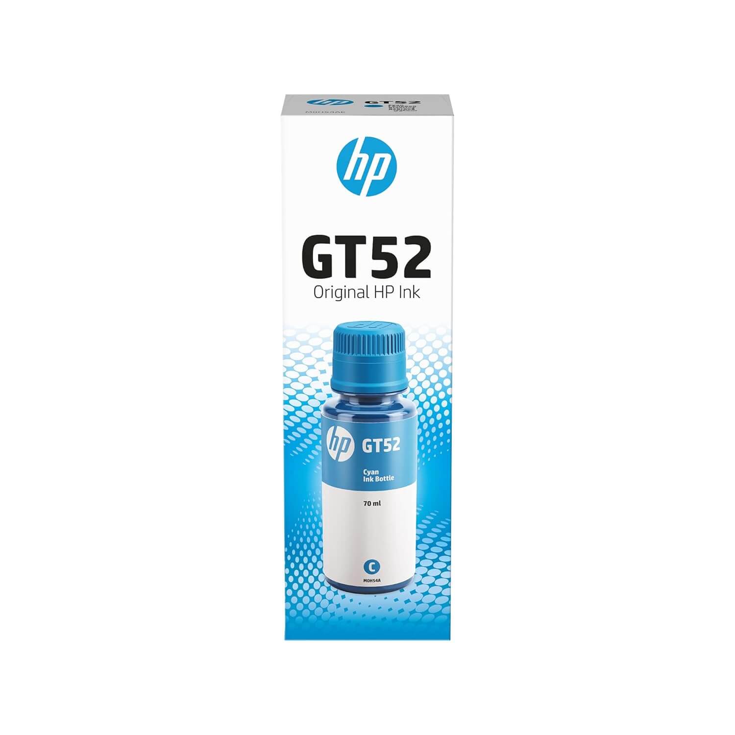 HP GT52 70-ml Cyan Original Ink Bottle