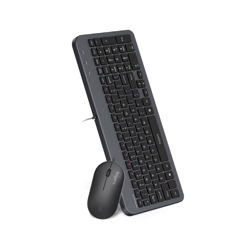 FINGERS ImperialCombo-D2 Wired Keyboard & Mouse Combo
