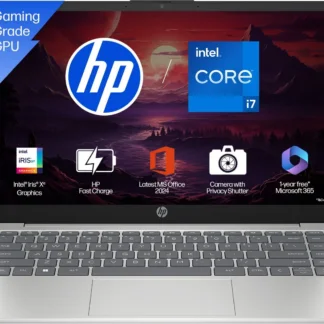 HP Intel Core i7 13th Gen Windows 11 Home Laptop, 15-fr0046TU ( Natural Silver,16GB-512GB )