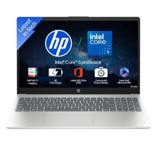 HP 15, Core 5-120U (16GB DDR4, 512GB SSD) FHD, Anti-Glare, Micro-Edge, 15.6''/39.6cm, Win11, M365 Basic(1yr)