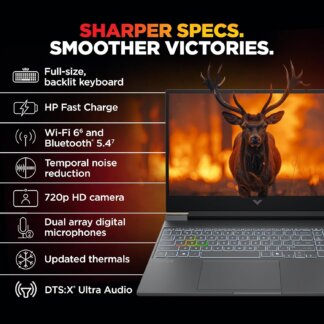 HP Victus, Intel Core 5 210H, 4GB RTX 3050 A (24GB DDR5, 512GB SSD)
