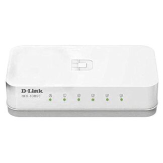 D-LINK DES-1008C 8-Port 10/100 Desktop Switch (White)