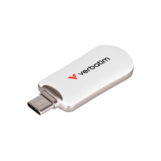 Verbatim 30228 Plectra USB-C 3.2 Gen 1 Flash Drive 64GB | High-Speed USB Type-C Pen Drive